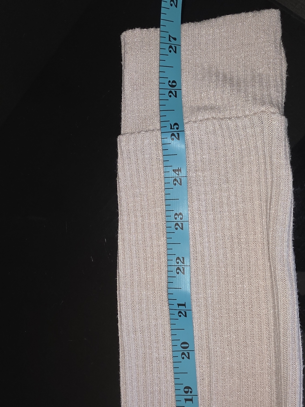 LOFT Cream Ribbed Button-Front Cardigan - Picture 7 of 10